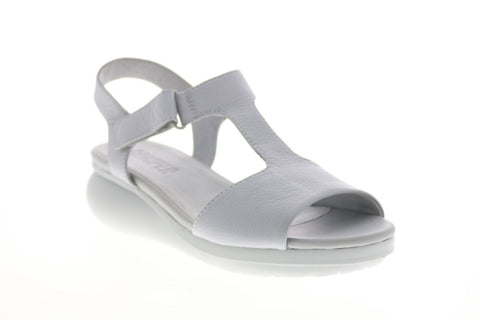 Camper Balloon K200612-011 Womens Gray Leather Strap Slingback Sandals Shoes