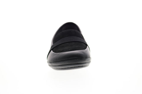 Camper Right Nina K200618-001 Womens Black Leather Loafers Boat Shoes
