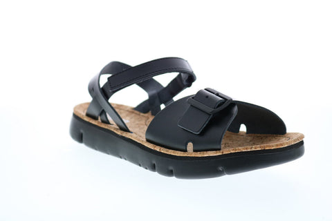 Camper Oruga Sandal K200631-003 Womens Black Leather Slingback Sandals Shoes