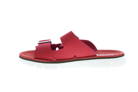 Camper Oruga Sandal K200633-008 Womens Red Leather Strap Sandals Shoes