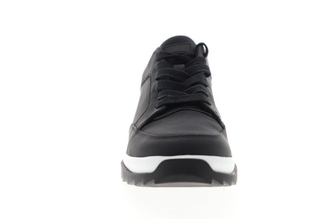 Camper Helix K200643-002 Womens Black Suede Lace Up Low Top Sneakers Shoes