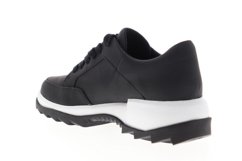 Camper Helix K200643-002 Womens Black Suede Lace Up Low Top Sneakers Shoes