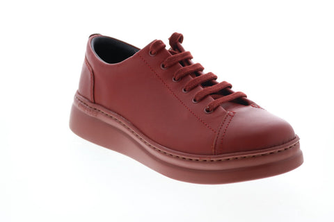Camper Runner Up K200645-023 Womens Brown Leather Lace Up Euro Sneakers Shoes