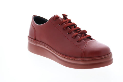 Camper Runner Up K200645-031 Womens Brown Leather Lace Up Euro Sneakers Shoes
