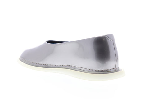 Camper Nixie K200671-003 Womens Silver Synthetic Slip On Casual Flats Shoes