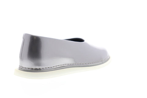 Camper Nixie K200671-003 Womens Silver Synthetic Slip On Casual Flats Shoes