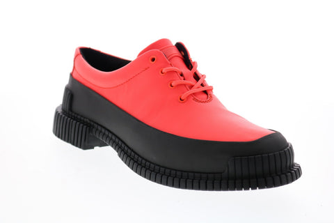 Camper Pix K200687-005 Womens Pink Leather Lace Up Flats Oxford Shoes