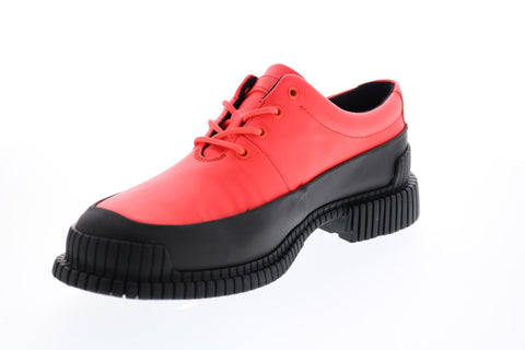 Camper Pix K200687-005 Womens Pink Leather Lace Up Flats Oxford Shoes