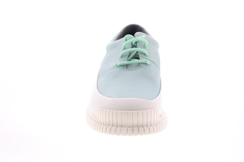 Camper Pix K200687-011 Womens Green Leather Lace Up Euro Sneakers Shoes
