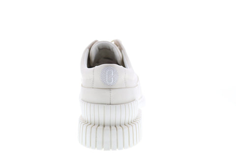 Camper Pix K200687-017 Womens Beige Leather Lace Up Flats Oxford Shoes