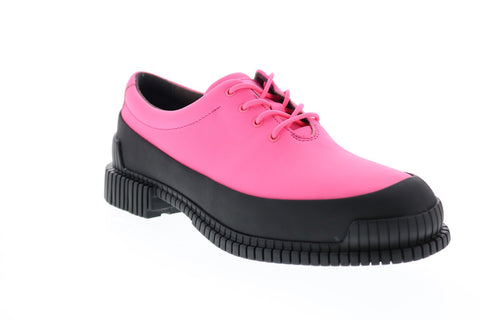 Camper Pix K200687-020 Womens Pink Leather Lace Up Flats Oxford Shoes