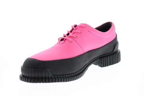 Camper Pix K200687-020 Womens Pink Leather Lace Up Flats Oxford Shoes