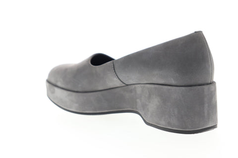 Camper Sisea K200697-002 Womens Gray Nubuck Slip On Casual Flats Shoes