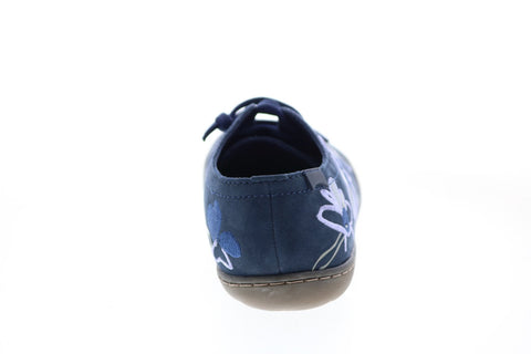 Camper Tws K200733-005 Womens Blue Suede Lace Up Euro Sneakers Shoes