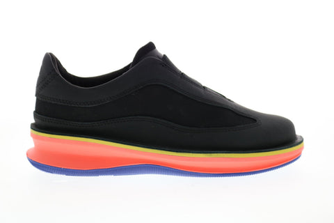 Camper Rolling K200741-001 Womens Black Leather Slip On Euro Sneakers Shoes
