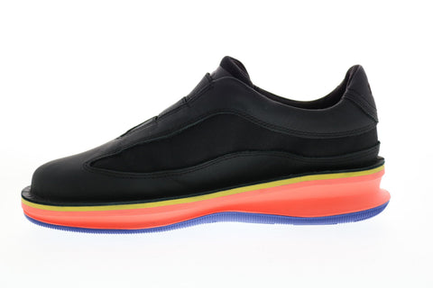 Camper Rolling K200741-001 Womens Black Leather Slip On Euro Sneakers Shoes