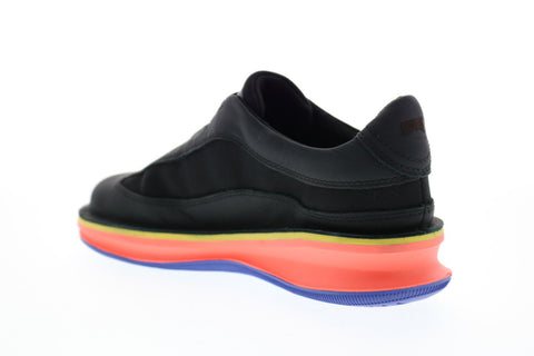 Camper Rolling K200741-001 Womens Black Leather Slip On Euro Sneakers Shoes
