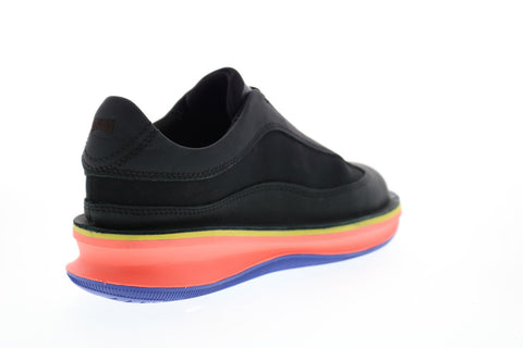 Camper Rolling K200741-001 Womens Black Leather Slip On Euro Sneakers Shoes