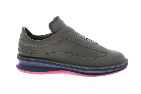 Camper Rolling K200741-009 Womens Gray Leather Slip On Euro Sneakers Shoes