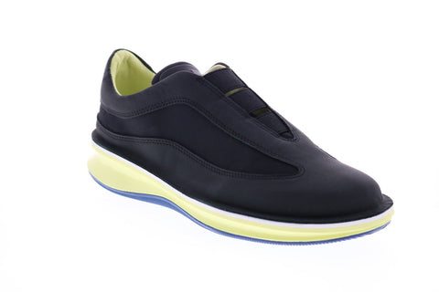 Camper Rolling K200741-011 Womens Black Leather Slip On Euro Sneakers Shoes