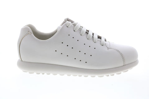 Camper Pelotas Xl K200747-017 Womens Beige Leather Lace Up Euro Sneakers Shoes