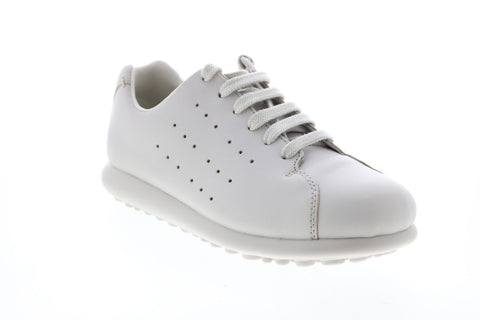 Camper Pelotas Xl K200747-017 Womens Beige Leather Lace Up Euro Sneakers Shoes