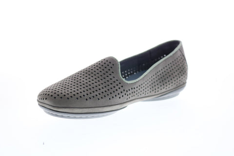 Camper TWS K200756-002 Womens Gray Suede Slip On Flats Ballet Shoes