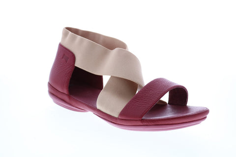Camper Right Nina K200759-003 Womens Red Leather Slingback Sandals Shoes