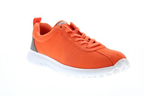 Camper Canica K200763-003 Womens Orange Canvas Lace Up Euro Sneakers Shoes