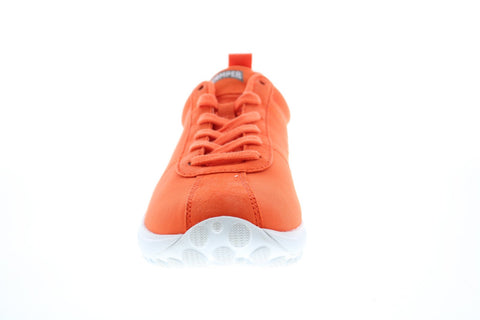 Camper Canica K200763-003 Womens Orange Canvas Lace Up Euro Sneakers Shoes