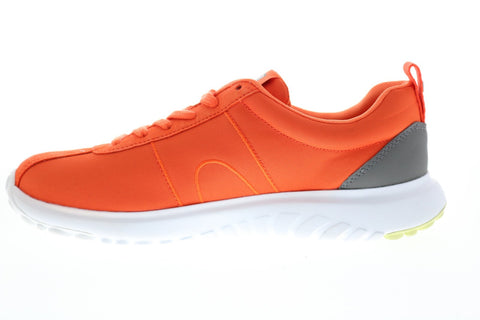Camper Canica K200763-003 Womens Orange Canvas Lace Up Euro Sneakers Shoes