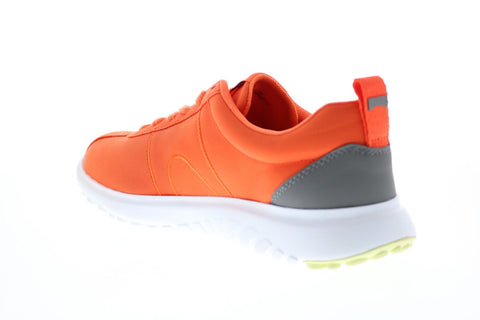 Camper Canica K200763-003 Womens Orange Canvas Lace Up Euro Sneakers Shoes
