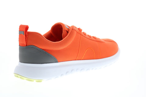 Camper Canica K200763-003 Womens Orange Canvas Lace Up Euro Sneakers Shoes