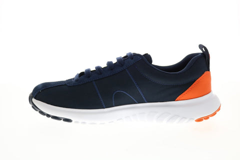 Camper Canica K200763-004 Womens Blue Leather Lace Up Euro Sneakers Shoes
