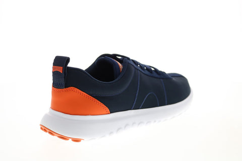 Camper Canica K200763-004 Womens Blue Leather Lace Up Euro Sneakers Shoes