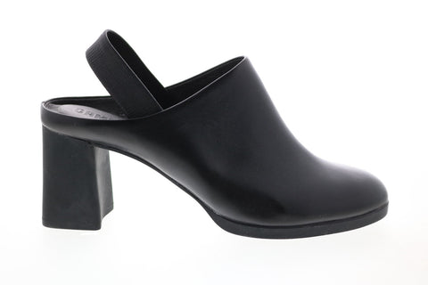 Camper Kara K200765-001 Womens Black Leather Slip On Strap Heels Shoes