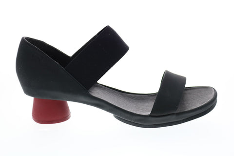 Camper Alright Sandal K200770-001 Womens Black Leather Slippers Mules Shoes