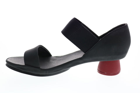 Camper Alright Sandal K200770-001 Womens Black Leather Slippers Mules Shoes