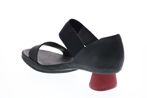 Camper Alright Sandal K200770-001 Womens Black Leather Slippers Mules Shoes