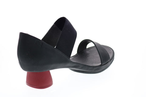 Camper Alright Sandal K200770-001 Womens Black Leather Slippers Mules Shoes
