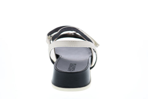 Camper Atonik K200788-006 Womens White Leather Strap Slingback Sandals Shoes