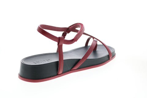 Camper Atonik K200789-003 Womens Red Leather Slingback Sandals Shoes