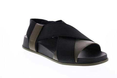 Camper Atonik K200802-003 Womens Black Leather Slingback Sandals Shoes