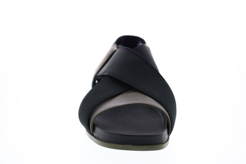 Camper Atonik K200802-003 Womens Black Leather Slingback Sandals Shoes