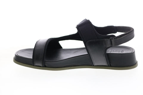 Camper Atonik K200804-003 Womens Black Leather Strap Slingback Sandals Shoes