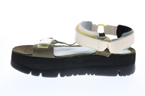 Camper Oruga Up K200809-004 Womens Beige Synthetic Slingback Sandals Shoes