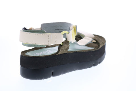 Camper Oruga Up K200809-004 Womens Beige Synthetic Slingback Sandals Shoes