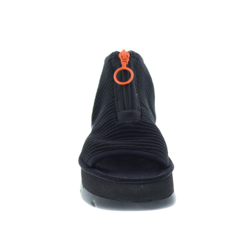 Camper Oruga Up K200811-002 Womens Black Canvas Zipper Sport Sandals Shoes