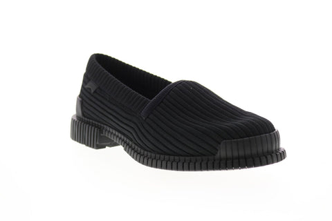 Camper Pix K200813-001 Womens Black Canvas Loafers & Slip Ons Boat Shoes