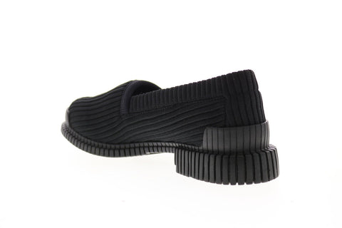 Camper Pix K200813-001 Womens Black Canvas Loafers & Slip Ons Boat Shoes